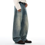 Wide-Leg Baggy Retro Jeans