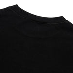 Women's Black Slim-Fit Stretch Crew Neck ShortSleeve Tee