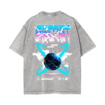 Secret Earth Space Futuristic Streetwear Graphic Tee-INNBLAC Fashion Apparel