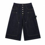 Vintage Wide Leg Denim Shorts
