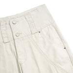 High-Waist Multi-Pocket Cargo Bermuda Shorts