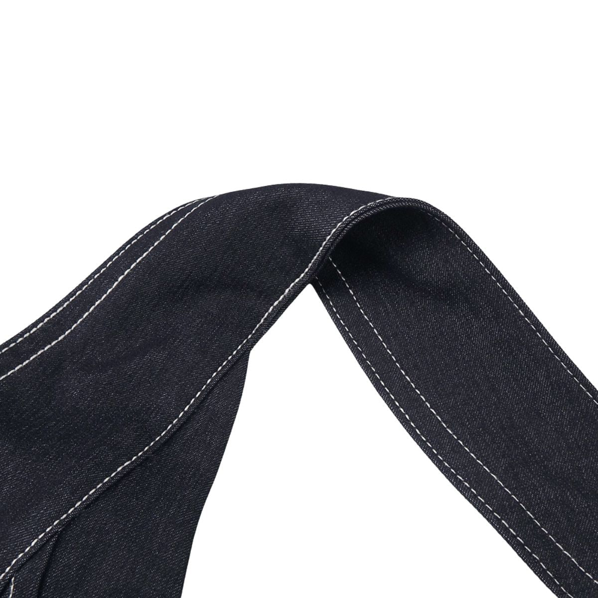 Denim Halterneck Corset Maxi Dress