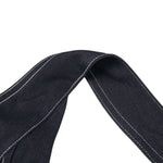Denim Halterneck Corset Maxi Dress