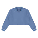 410G Heavyweight Cotton Cropped Sweatshirt | Coverstitch Detail Street Pullover