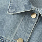 Sleeveless Vintage Wash Denim Trucker Jacket