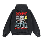 Rookie Street Culture Double Slider Zip Hoodie-INNBLAC Fashion Apparel