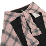 Minimalist Striped Check Relaxed Fit Casual Pants