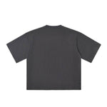 Mock Neck Oversized Vintage Tee