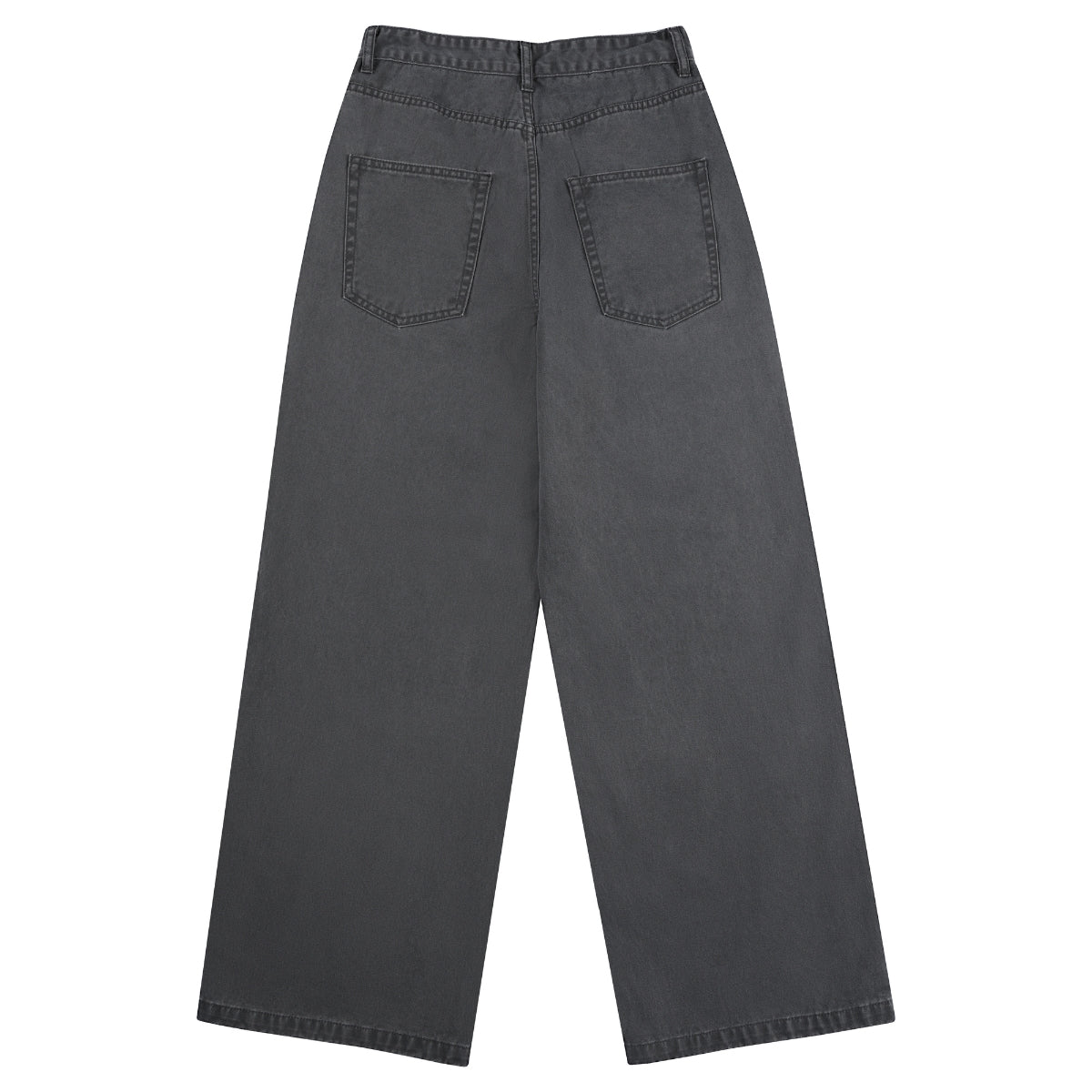Button Fly Relaxed Fit Baggy Straight Leg Vintage Work Pants