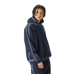 Heavyweight Spray-Bleach Wash Fleece Hoodie