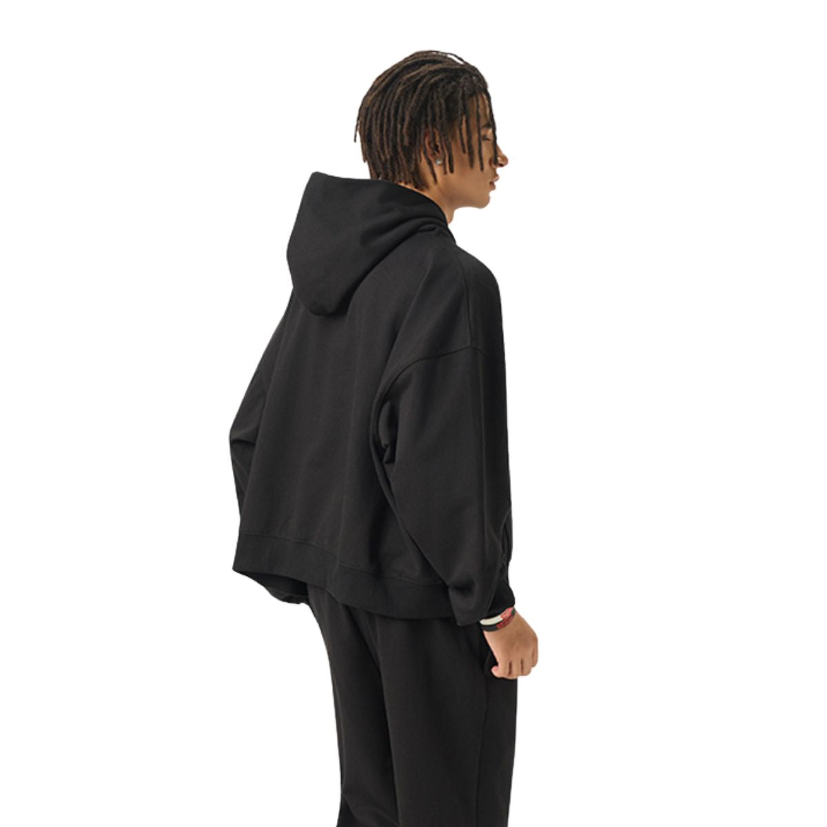 Solid Color Heavyweight Boxy Fit Hoodie