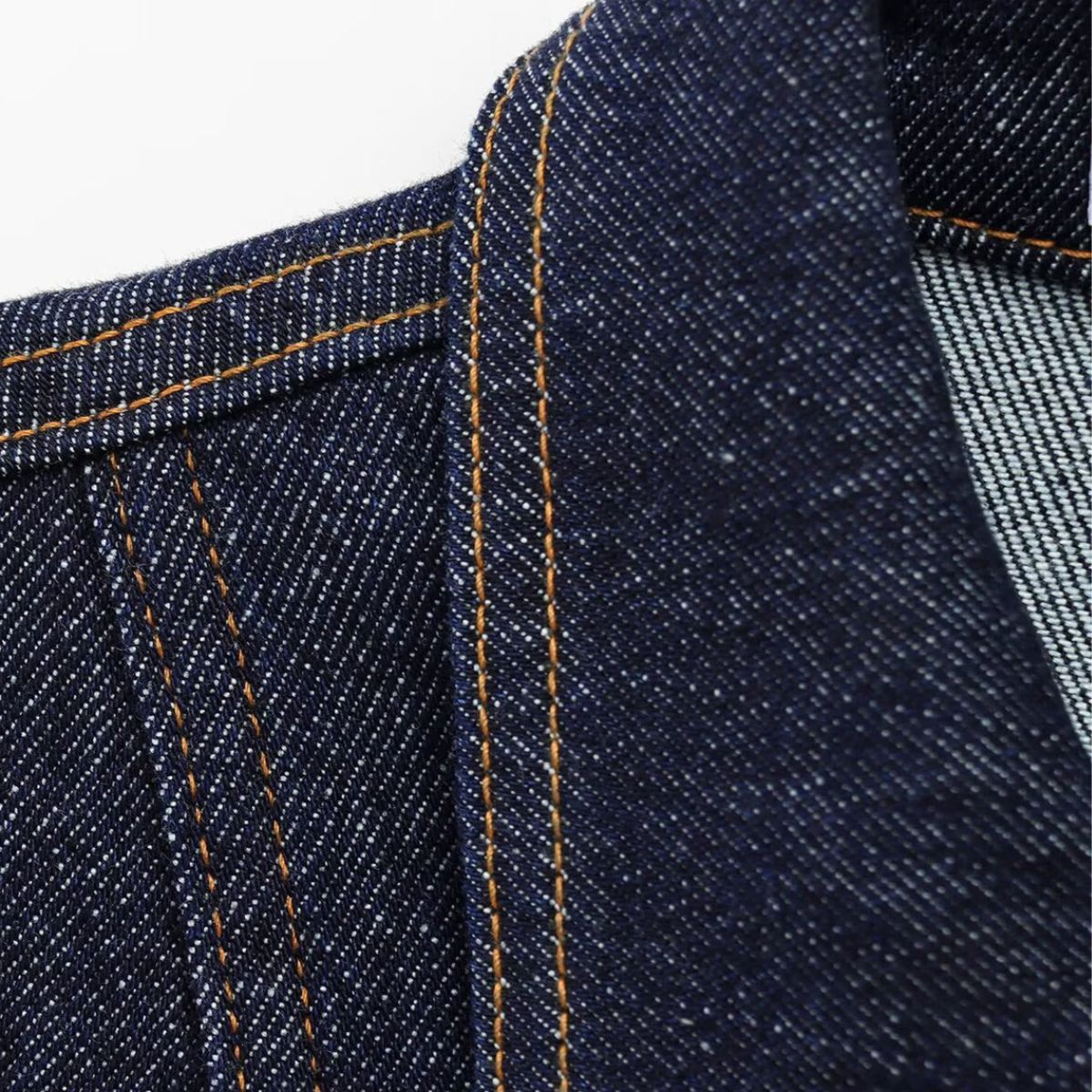 Button-Front Selvedge Denim Vest