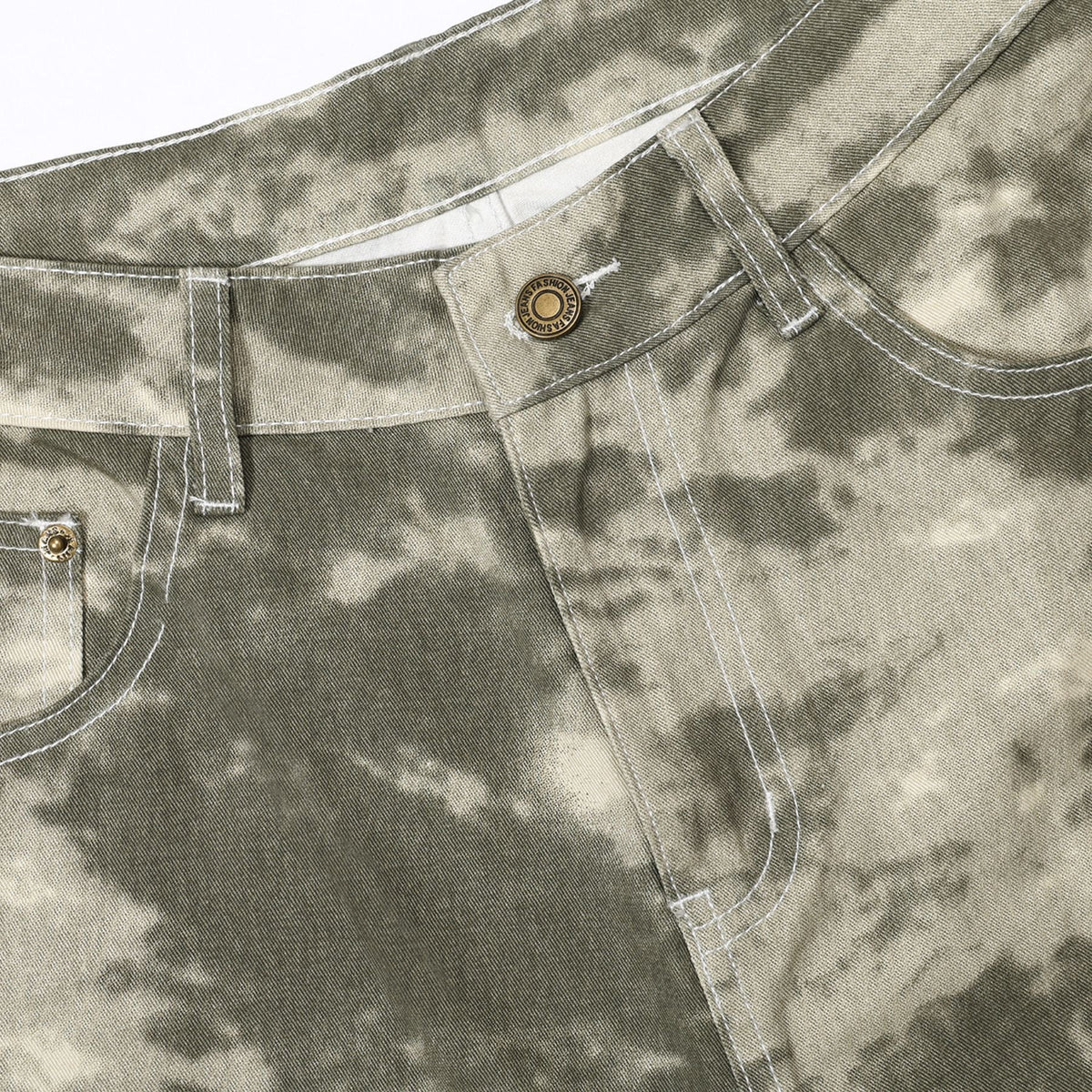 Baggy Fit Camouflage Jeans-INNBLAC Fashion Apparel