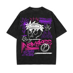 Nameless Graffiti Streetwear Graphic Tee-INNBLAC Fashion Apparel