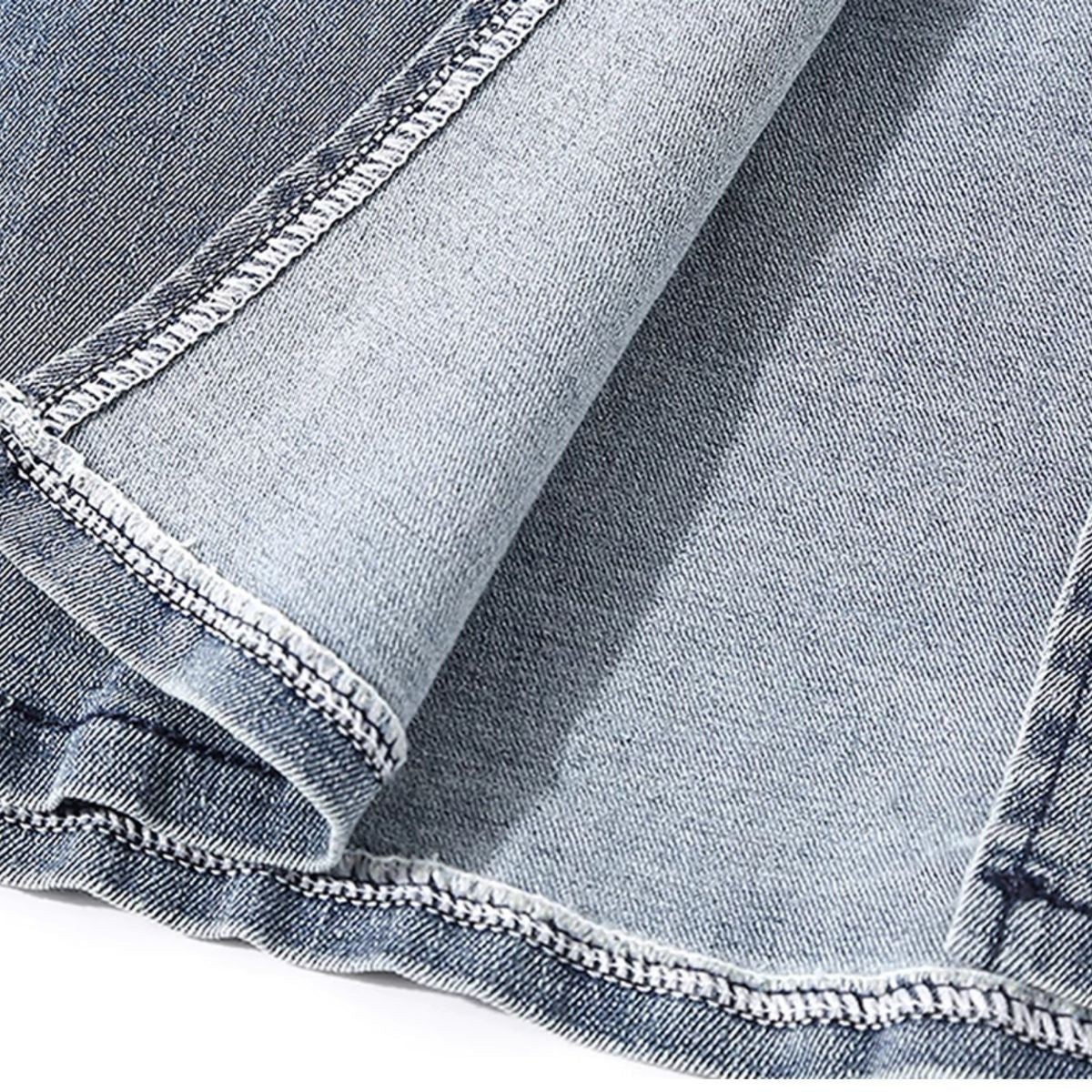 Women's Washed Denim Slip Midi Dress