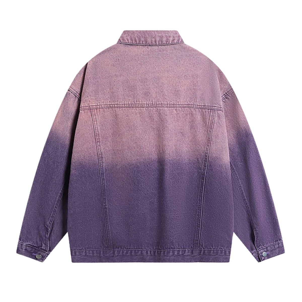 Retro Japanese Loose Gradient Denim Jacket Men & Women