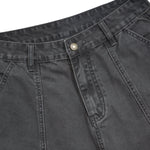 Multi-Pocket Baggy Cargo Cropped Pants