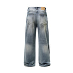 Ripped Graffiti Baggy Jeans-INNBLAC Fashion Apparel