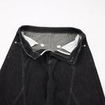 Vintage Washed Paneled Barrel-Leg Baggy Jeans