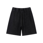 Men’s Vintage Wash Loose Fit Snowflake Waffle Shorts
