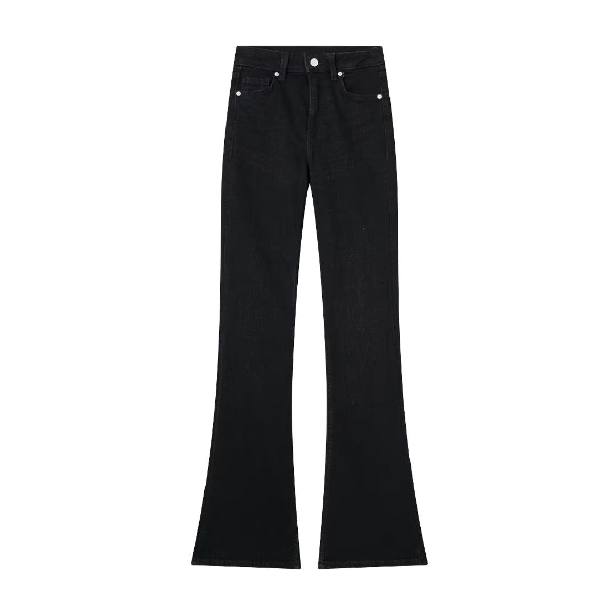 Risen Women's Mid-Rise Washed Flare Jeans