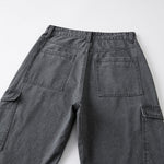 Guys Vintage Washed Baggy Parachute Pants-INNBLAC Fashion Apparel