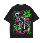 New York Graffiti Urban Graphic Washed Tee-INNBLAC Fashion Apparel