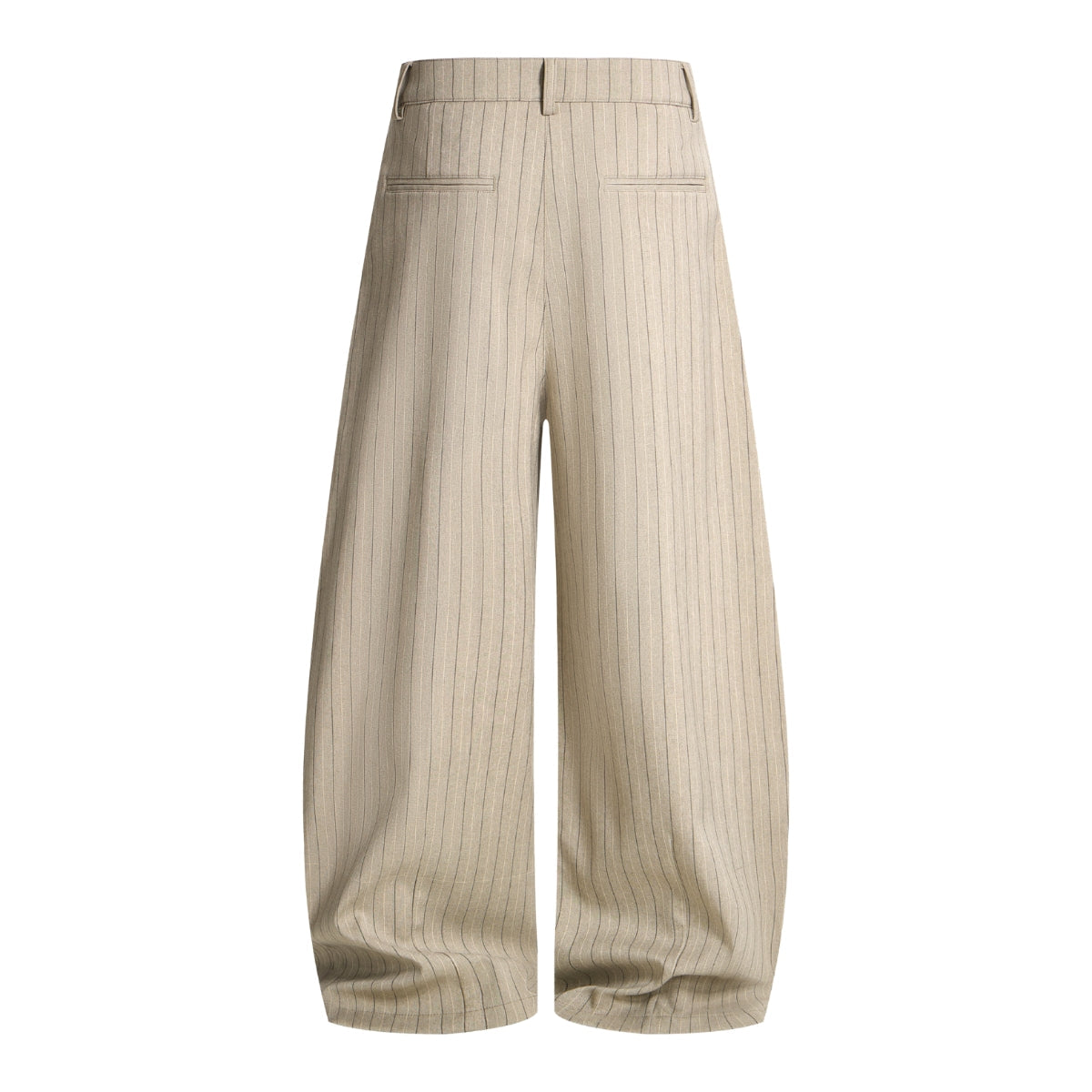 Vintage Pinstripe Baggy Wide-Leg Trousers