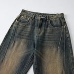 Faded Whiskers Bootcut Jeans-INNBLAC Fashion Apparel