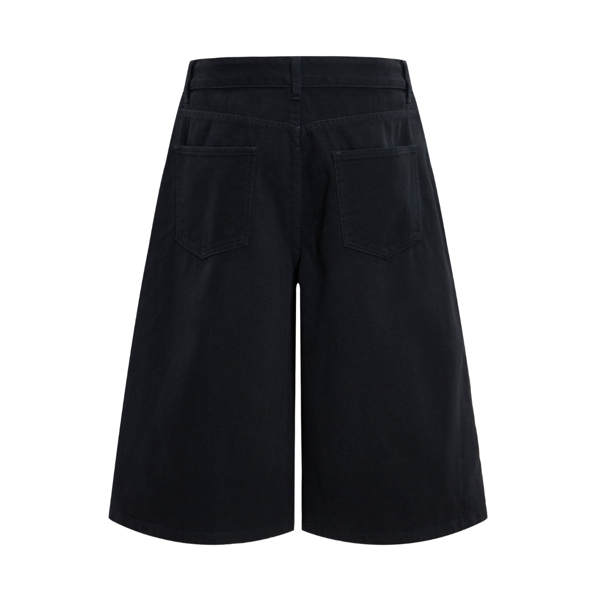 Retro Washed Baggy Straight-Leg Bermuda Shorts