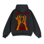 Crypt Keeper Streetwear Graphic Double Slider Zip Hoodie-INNBLAC Fashion Apparel