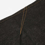 Cuffable Hem Contrast Patch Denim Pants