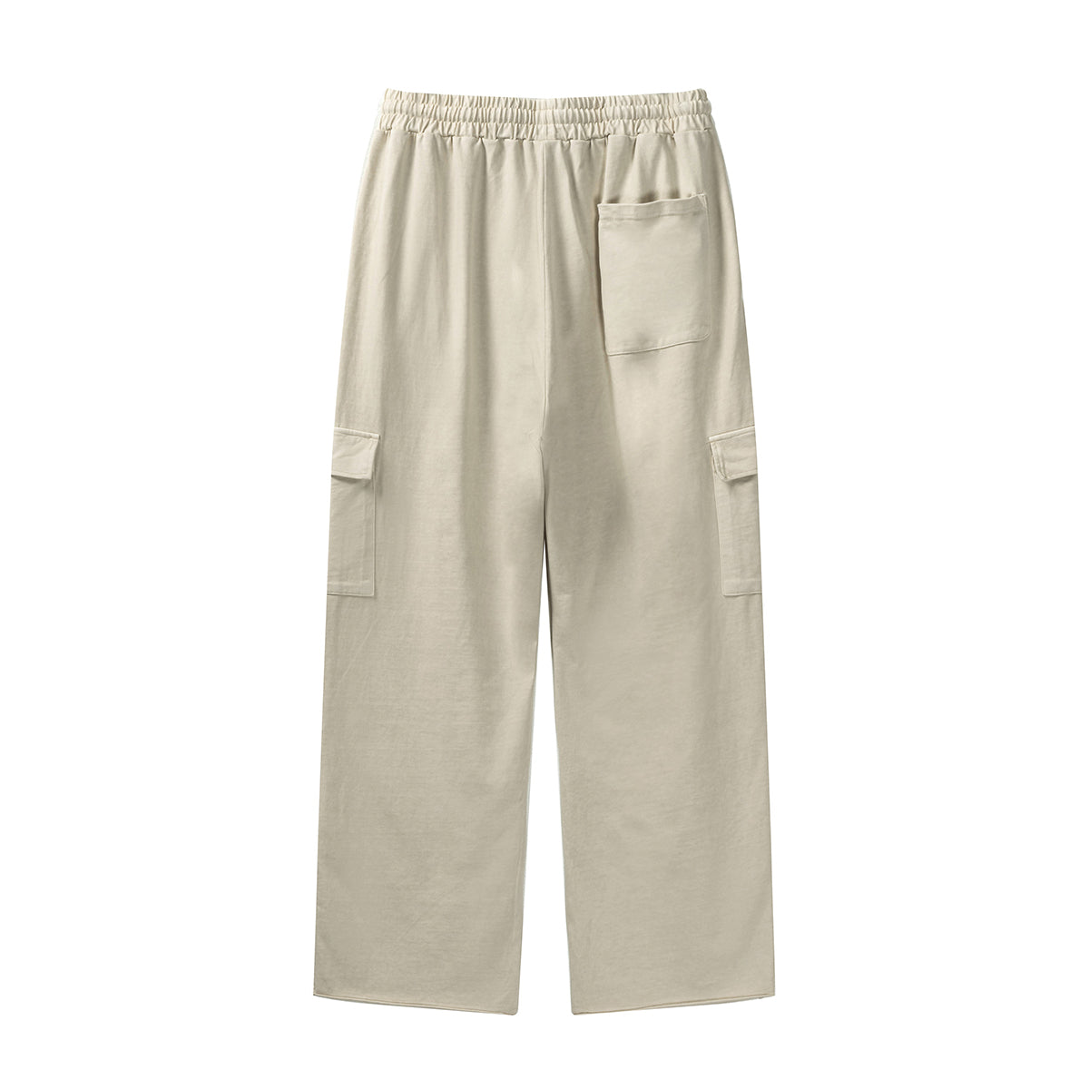 Solid Color Washed Cargo Sweatpants-INNBLAC Fashion Apparel