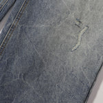 Vintage Wide Leg Distressed Relaxed Jeans