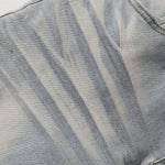Light Blue Vintage Wash Flared Denim Jeans