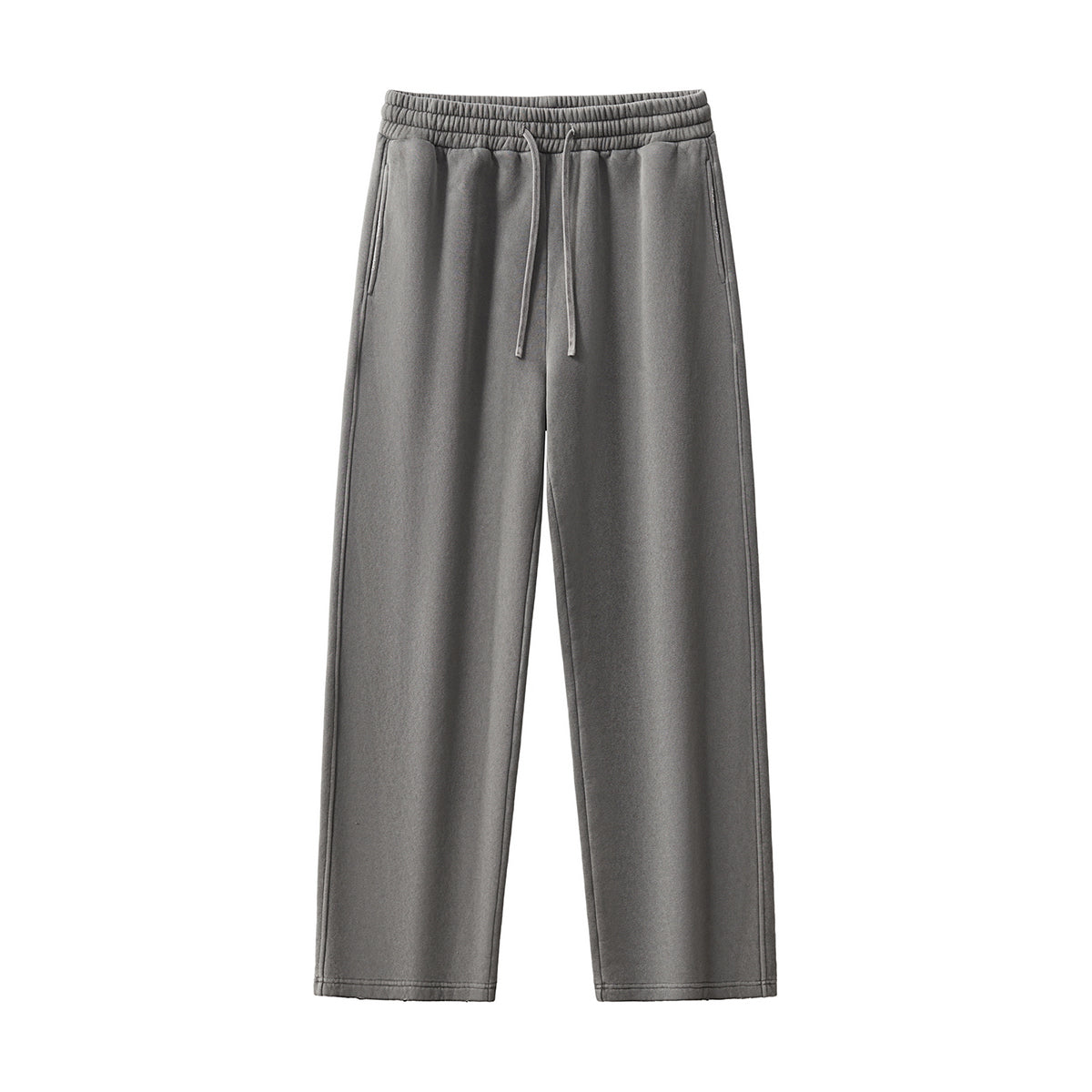 Vintage Wash Straight-Leg Fleece Sweatpants