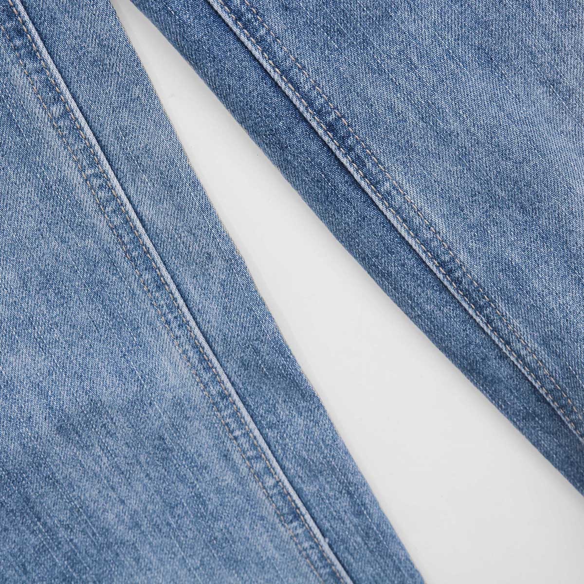 Light Wash Gradient Wide-Leg Jeans