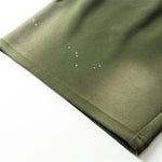 Splatter Dye Washed Distressed Air Mamba Shorts
