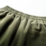 Splatter Dye Washed Distressed Air Mamba Shorts