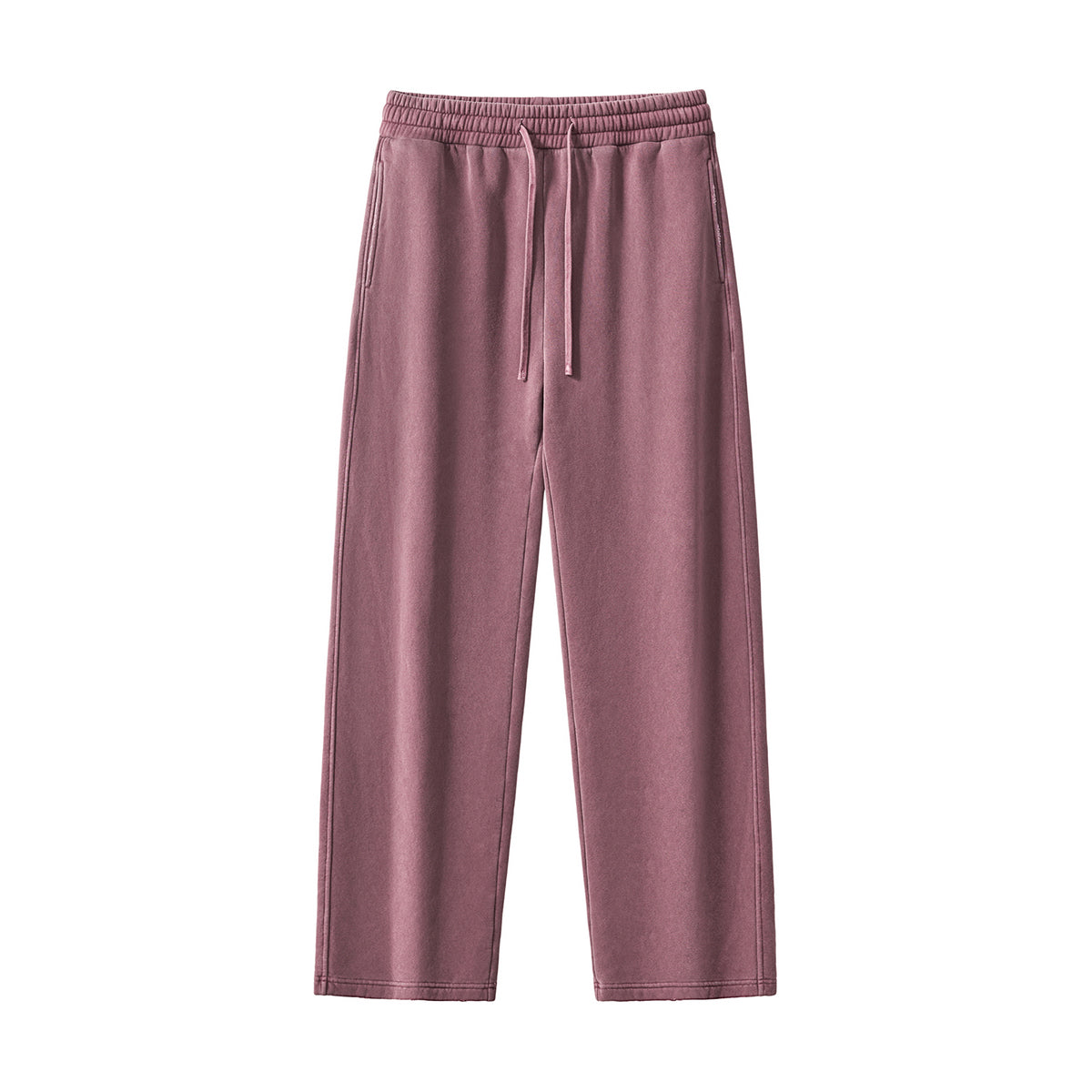 Vintage Wash Straight-Leg Fleece Sweatpants