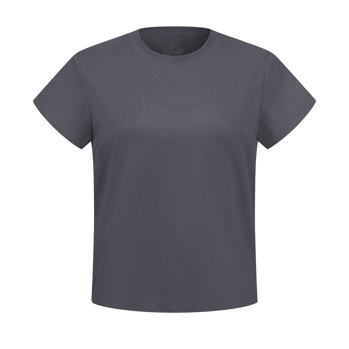 Classic Crew Neck Comfortable Versatile Everyday Tee