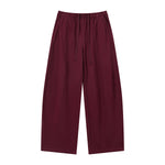Minimalist Wide-Leg Elastic Waist Pants