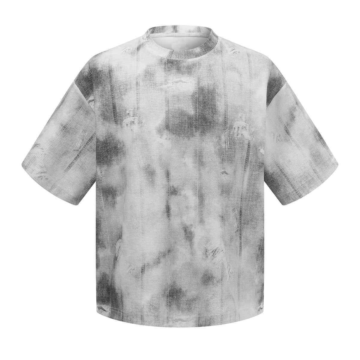 Gradient Graffiti Shadow Vintage Washed Distressed Tee