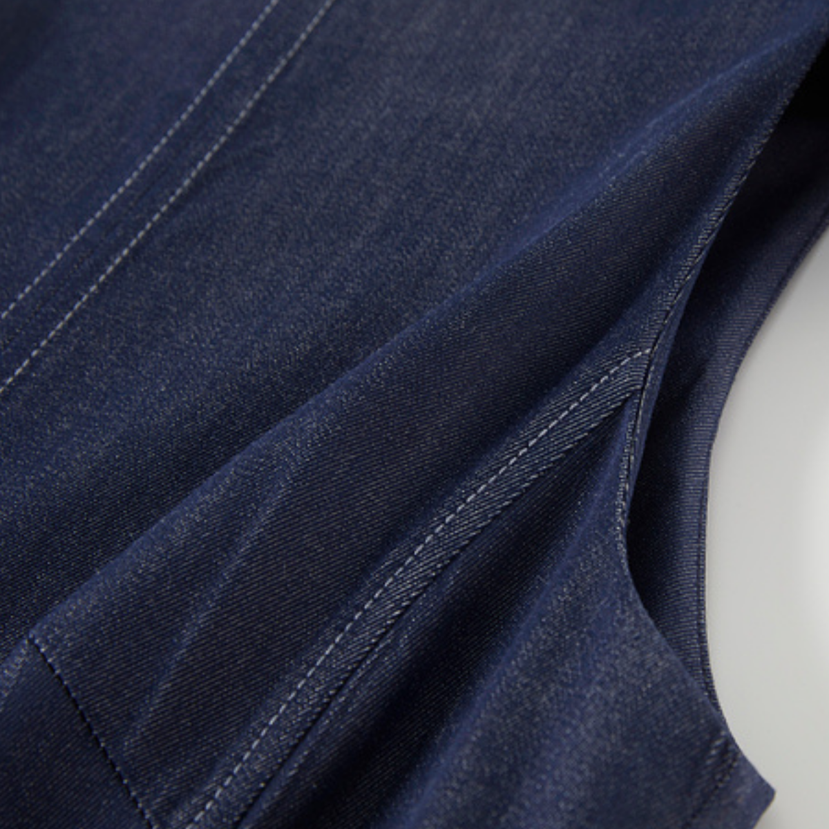 Women's Sleeveless Denim Shift Dress