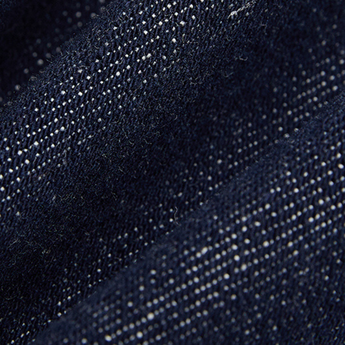 Dark Blue Button-Front A-Line Denim Dress