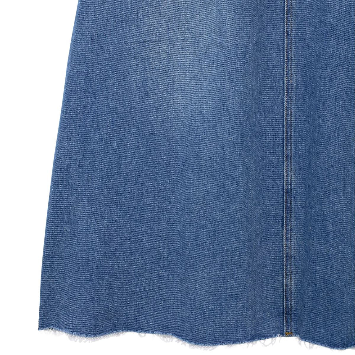 Sleeveless Cut-Out Denim Maxi Dress