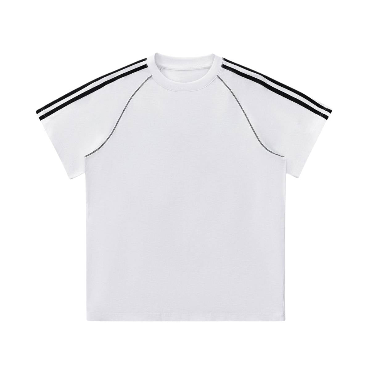 Heavyweight Cotton Colorblock Streetwear T-Shirt