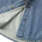 Women's Loose Long-sleeved Denim Shirt Top