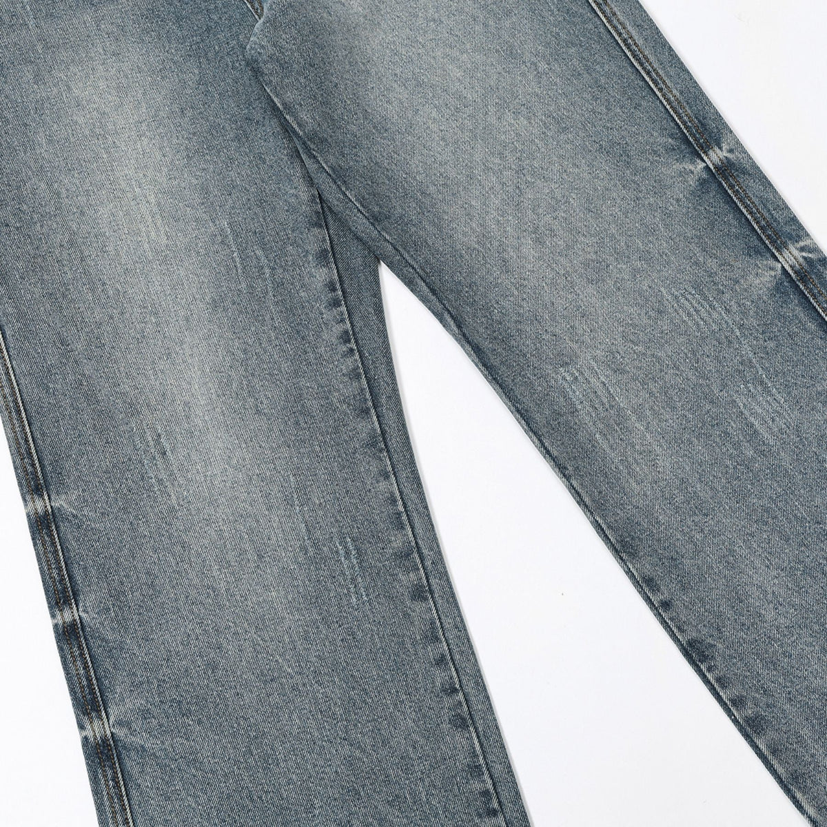 Vintage Wash Straight Leg Jeans-INNBLAC Fashion Apparel