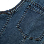 Classic Blue Washed Denim Vest